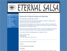 Tablet Screenshot of eternalsalsa.co.uk